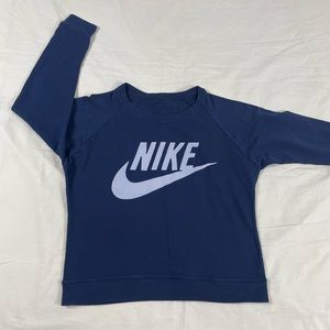Nike Girl Blue Light Sweatshirt..See Measurements.